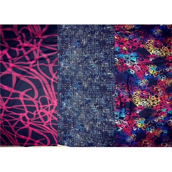 Colorful Designs Recycled Lycra Fabric Semi Dull For Graphic Pant