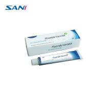 Verniz dental do fluoreto com amino profilaxia da cárie do fluoreto