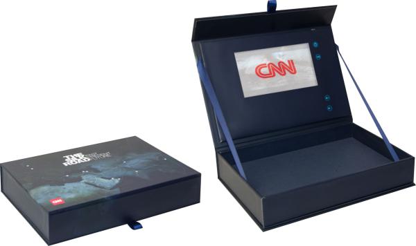 Customizable Innovative Video Brochure Box Lcd Screen Video Gift Box