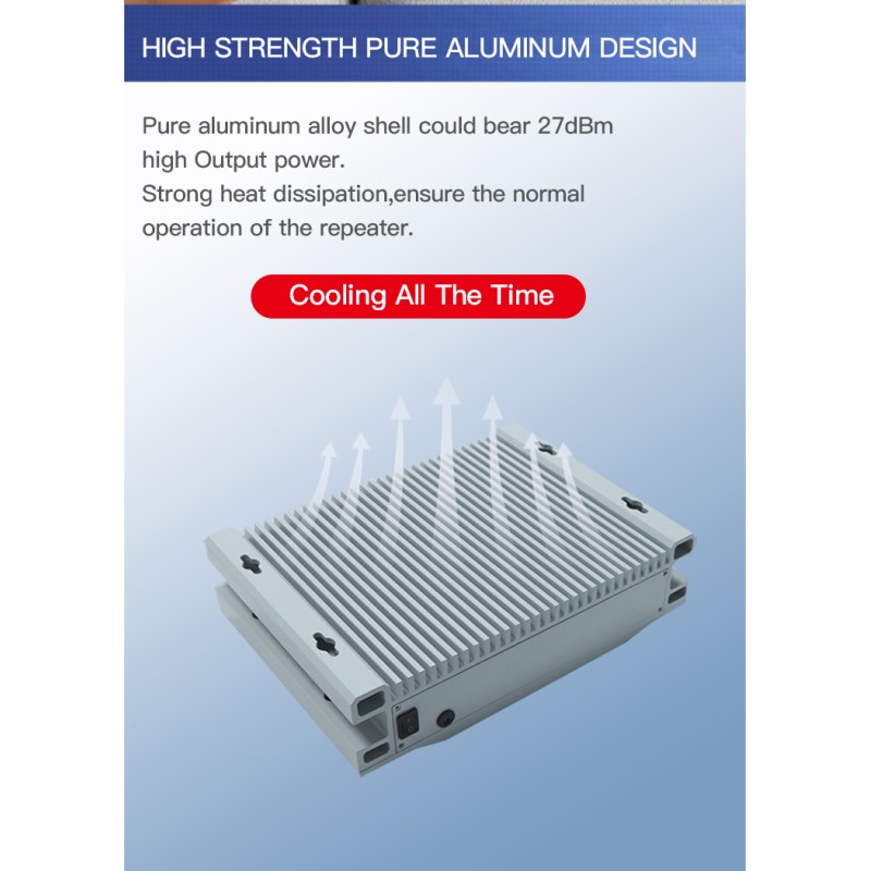 Digital Band selective 2G 3G Cell Phone Repeater , 4g Amplifier 5g Mobile Phone Signal Detector