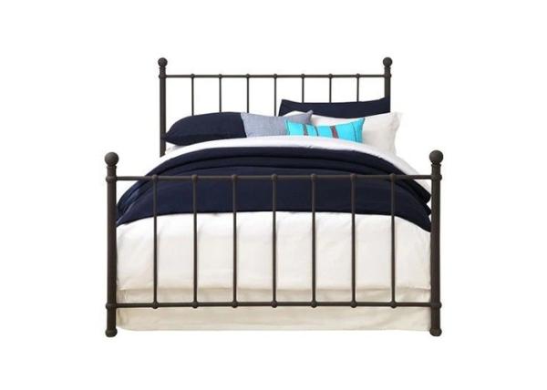 Modern Leisure Living Room 1MM White Metal Double Bed