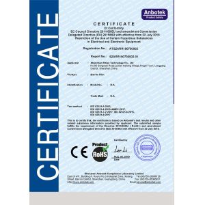 Shenzhen Ritian Technology Co., Ltd. Сертификации