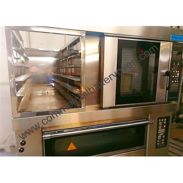 12kw Gas Bakery Deck Oven Electric Steam Stone Double Deck Four Trays