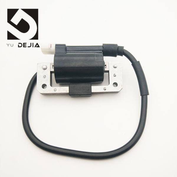 Black Universal Ignition Coil Motorcycle Replacement With 2 Or 4 Strokes Workable