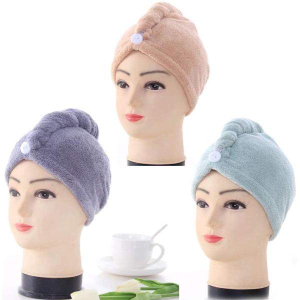 T/T Срок оплаты BSCI Микроволокно для волос Полотенце для волос Женщины Магическое быстрое сушение волос Полотенце