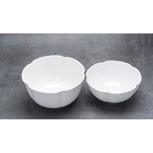 Wear Resistance High Temperature PET Tableware Dish Plate Flower B Size L