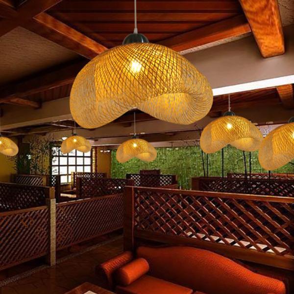 Woven pendant light For Bedroom Kitchen Dining room Lighting Fixtures (WH-WP-05)