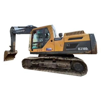 Escavadeira Volvo EC210D Usada Peso Operacional 21ton Construção Mineração