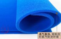 Bonne résistance à l' ébullition en plastique en mousse de silicone à cellules ouvertes douces en bleu, rouge