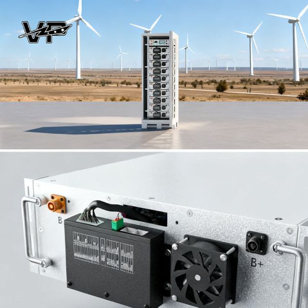 IP20 Protection 53.2KWH VP Energy Storage System Small and Medium Sized Battery Container