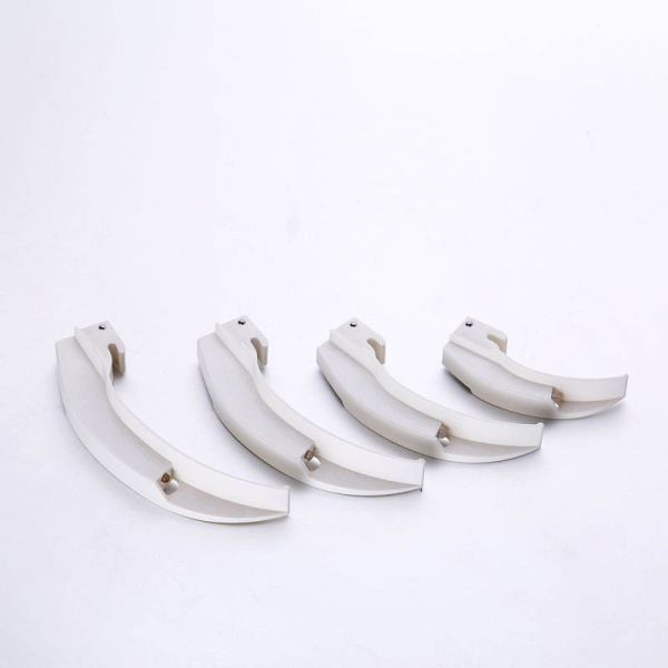 Curved Anesthesia Laryngoscope with LED Light and Durable Stainless Steel Blade for Intubation