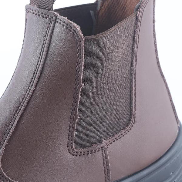 Smooth Leather Chelsea Safety Shoes S3 Waterproof Slip Resistant Steel Toe Boots