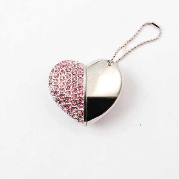 Ювелирные изделия вводят привод в моду USB 3,0 сердец внезапный для дамы Ожерелья 64GB 128GB