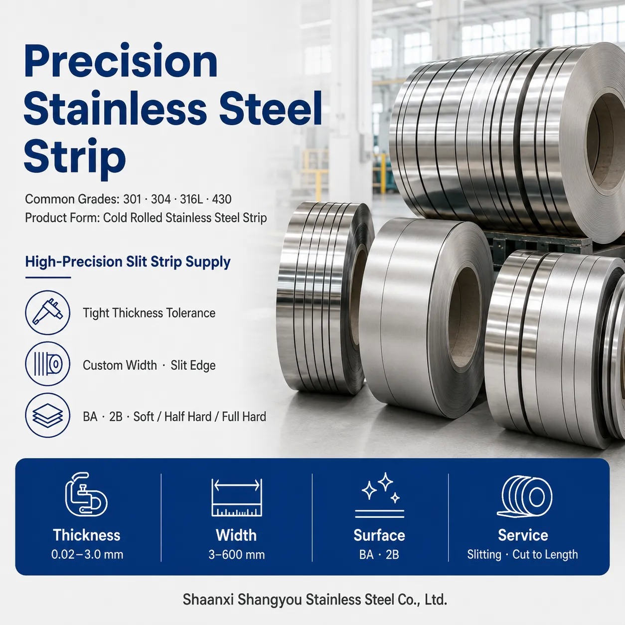 precision stainless steel strip