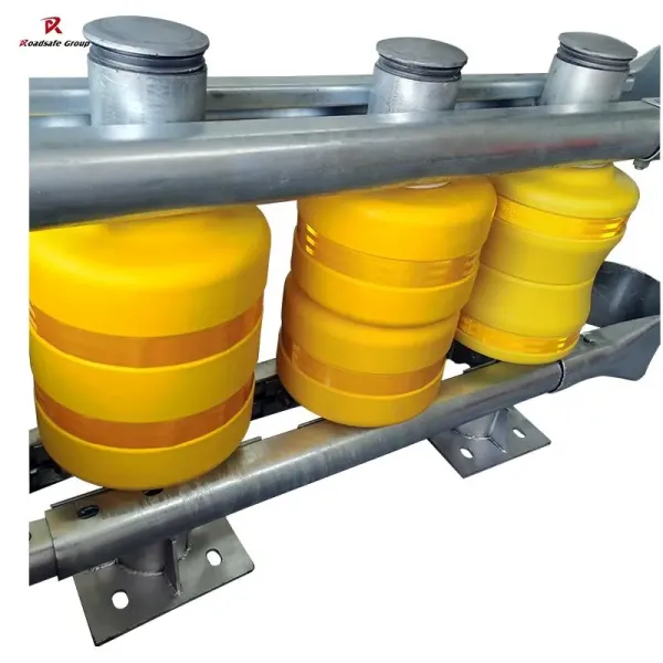 Philippines Hot Sales Traffic Safety EVA Roller Guardrail Highway Anti-Crash Barrier