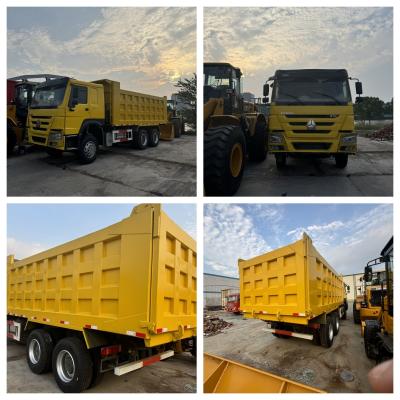 Camion benne 6x4 Dumper 375CV Bien entretenu Occasion HOWO375
