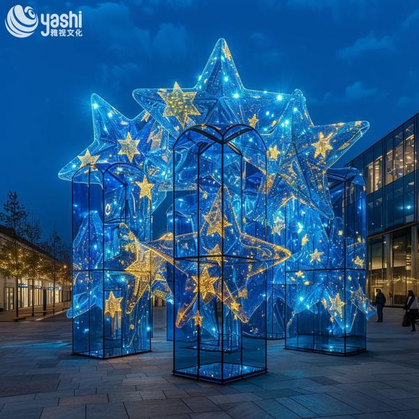 Custom LED Starry Sky Art Installation for Outdoor Events