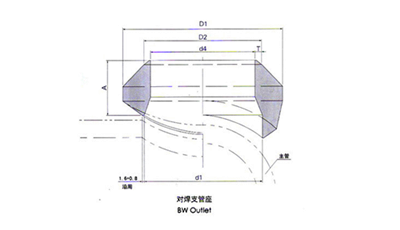 Sch 40 Carbon Steel Pipe Butt Welding Weld O Lets Pipe Fittings