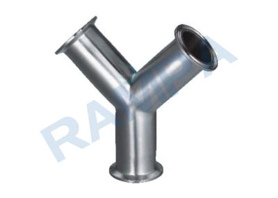 Standard SUS 304 Stainless Steel Pipe Fittings Y Quick Loading Tee