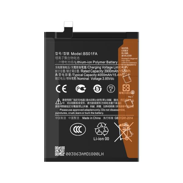 Bateria de polímero de lítio de alta capacidade para Xiaomi Black Shark 1 Baterias de telefone de 4000mAh