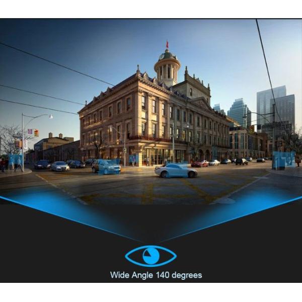 Câmera vestida da polícia da gravação corpo longo painel LCD de 2 polegadas com a bateria grande da capacidade