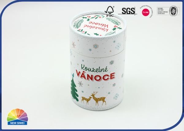 Customized 4C Printed Paper Packaging Tube For Gift