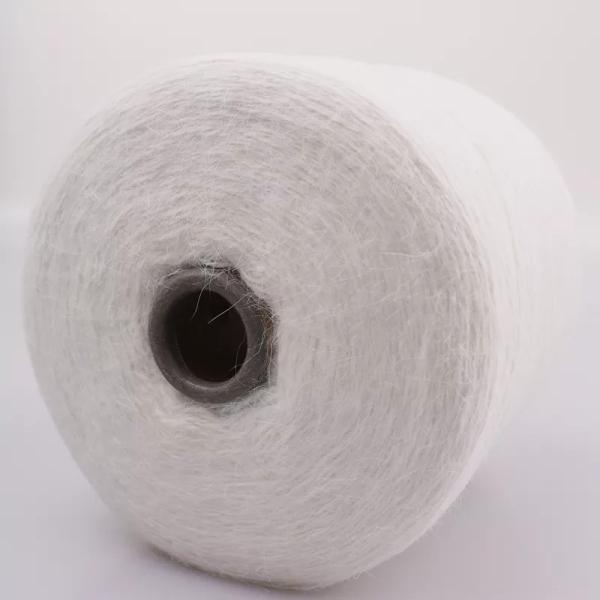 1/15NM Blending Soft Silk Long Mink And Rabbit Yarn For Hand Woven Sweater Bodysuit