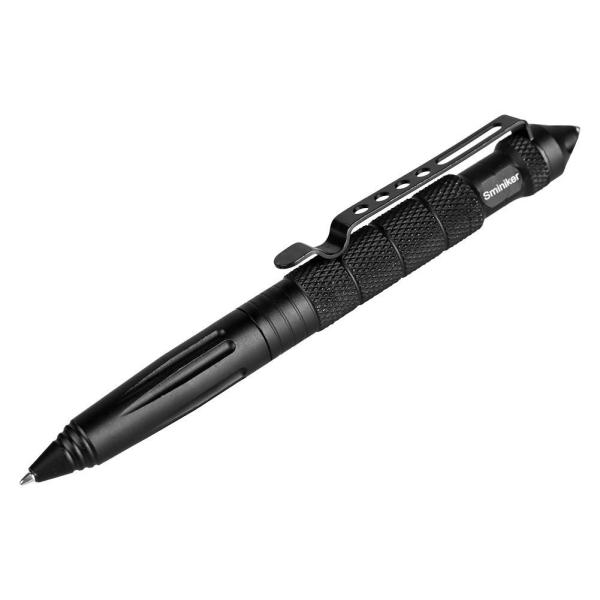 Tactical Pen - 4 in 1 - Black Ball Point, Emergency Glass Breaker, DNA Collector, Personal Defence Device