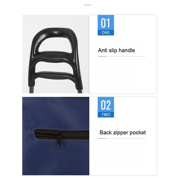 80-100 литров Торговый багажник с колесами складная тележка