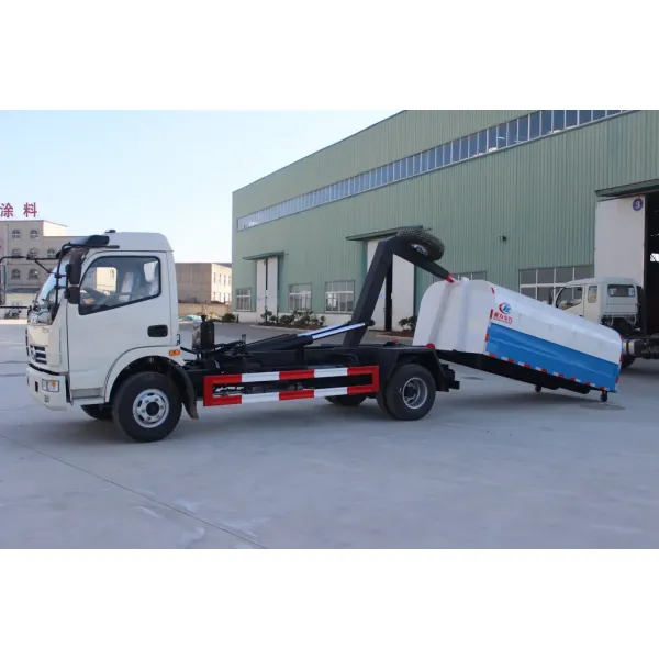 Dongfeng 8m3 Detachable Hopper with Hook Lift Garbage Truck
