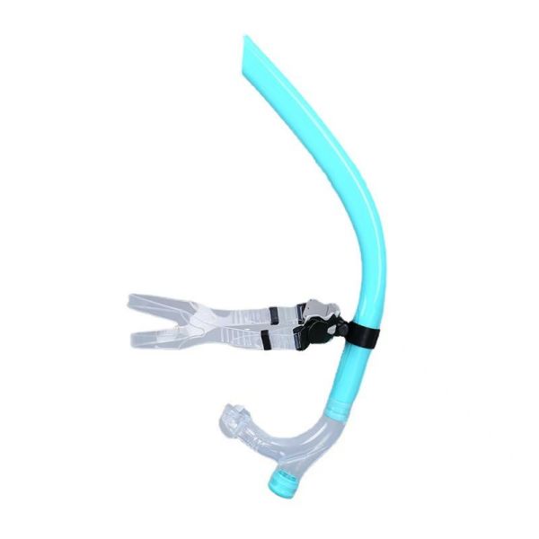Soft Silicone Snorkeling Breathing Tube Customized Durable Freediving Breathing Tube