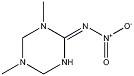 1,5-Dimethyl-2-nitroiminohexahydro-1,3,5-triazine [136516-16-0]