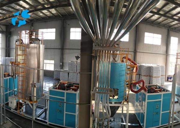 CSG1500 Pet Crystallizer 800-1800kg / H Throughput Mixer Drying Hooper Crystallizer