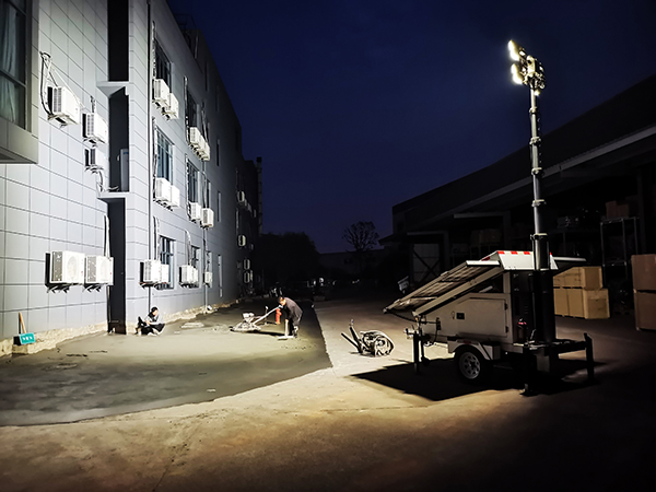 Башня × 100W высоты рангоута IP65 9m на открытом воздухе 4 солнечная светлая