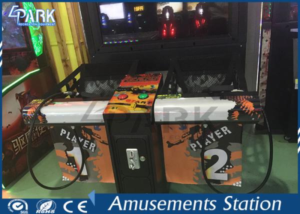 Indoor Shooting Game Machine Coin Operated / RAMBO Arcade Game 5 Stages