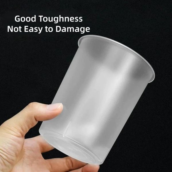 Custom Logo Fat Plastic Cup 16oz Milk Tea Ice Coffee Hard PP Matte Coffee Plastic Stubby Cup