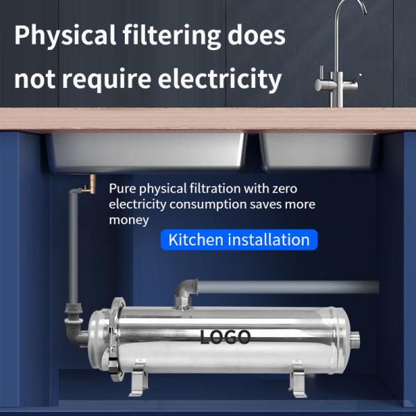 Purificateur d'eau par ultrafiltration PVDF pour la couverture de toute la maison