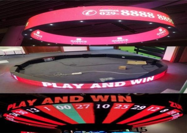 Light weight P2.5 Flexible Led Display for archiving circular display