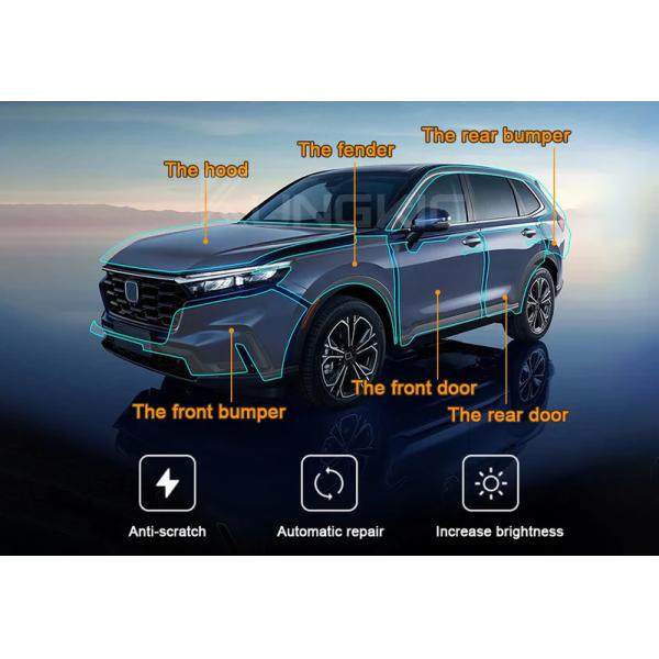 Прозрачная защитная пленка от краски TPU PPF для автомобилей толщиной 8,5 миллиметра