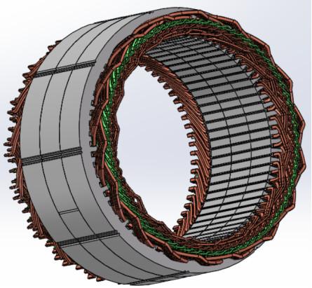270mm Commercial Van Truck Stator Coil Winding Machine For DC AC Motor