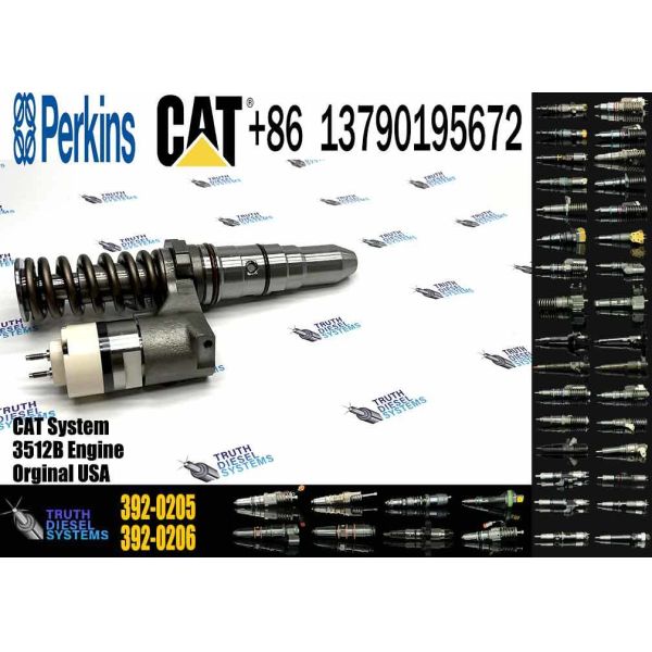 3500B Series 392-0205 20R-1269 AAECT03094 Diesel Fuel Injector Assy 3920205 20R1269 Injector GP for CAT 3508 3512 3516 Engine