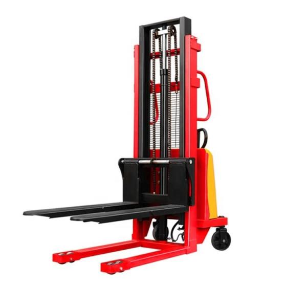 2t 3t Semi Electric Pallet Truck Hydraulic Forklift Pallet Stacker