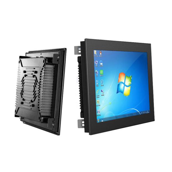 Intel J64 24 pulgadas pantalla táctil capacitiva impermeable todo en un ordenador panel industrial sin ventilador PC IPC incrustado