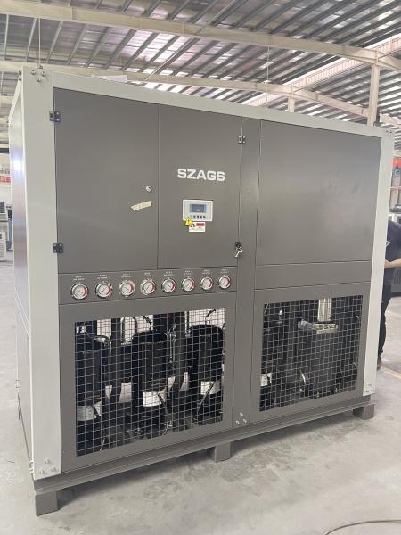 HIGH EFFICIENCY 40HP INDUSTRIAL WATER COOLED CHILLER 130 KW SCROLL WATER COOLED CHILLER FOR INJECTION MACHINE