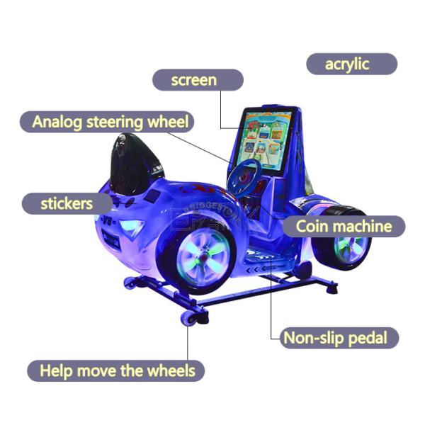 Kids Plastic Rocking F1 Car noboddy car rocker/Rocking toy,Shopping mall business machine