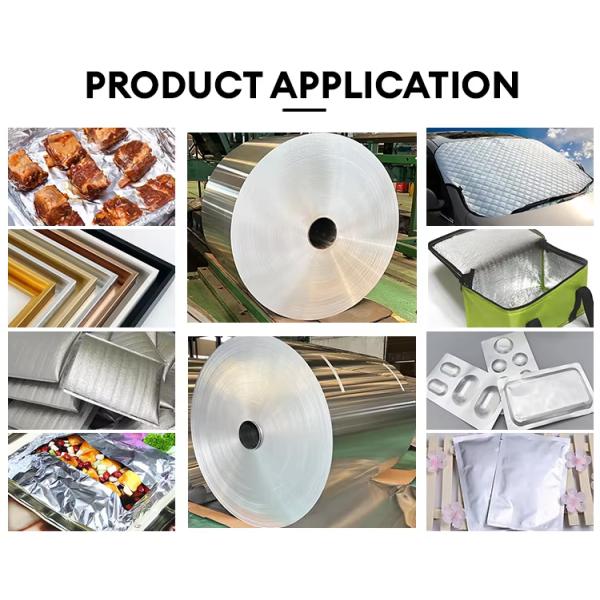 Double zero aluminum foil 0.006 to 0.009 mm food grade pharmaceutical pacaking high barrier moisture proof factory direct