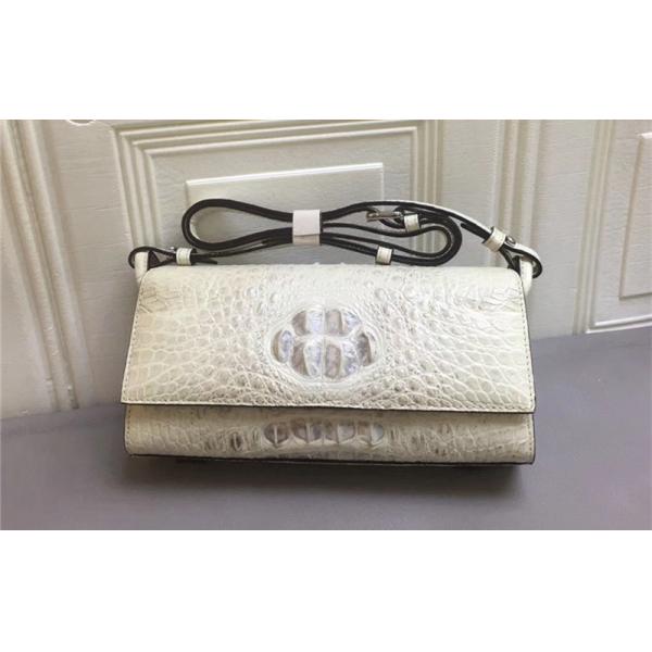 Genuine Crocodile Skin Lady Small Flap Purse Authentic Alligator Leather Women Sling Shoulder Bag Female Cross Body Bag