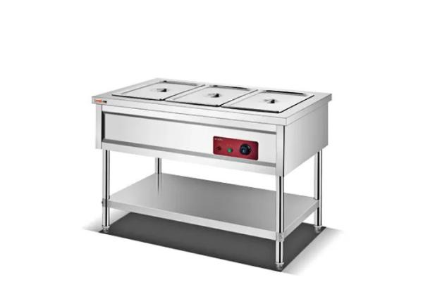Electric Simple Type Bain Marie Cabinet Stainless Steel Food Warmer Insulation Soup Pool