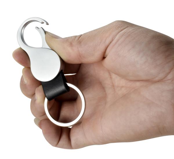 Cerraduras de cuero con porta llaves y diseño de patrón personalizado
