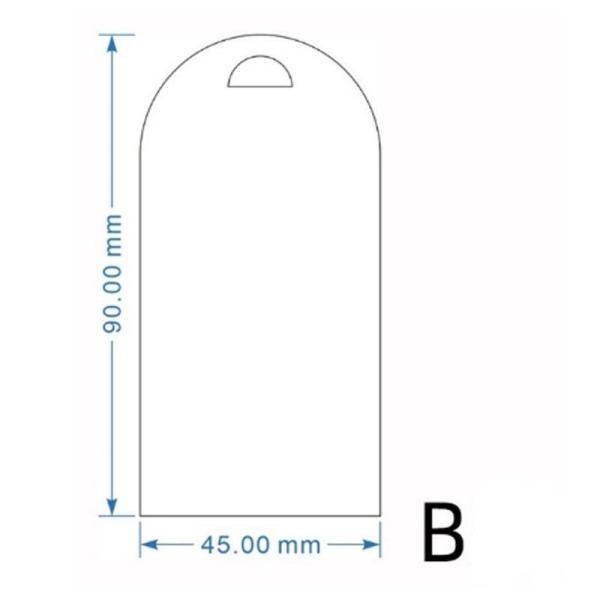 Sublimation Printable Party Invitation Plaque Acrylic Wedding Seat Tag For Heat Transfer Sublimation Bookmark Tag